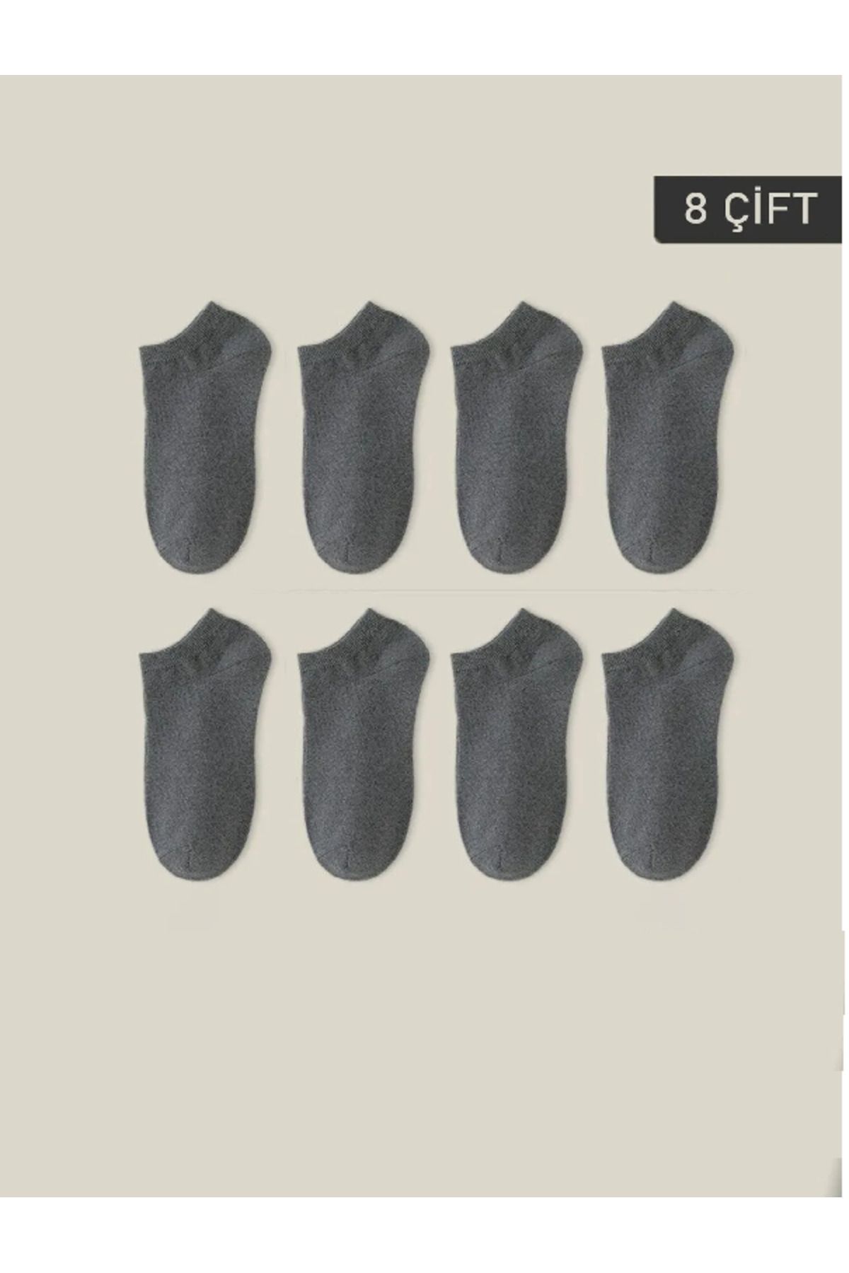 BELİNAY SOCKS Unisex Patik Çorap 8 Çift