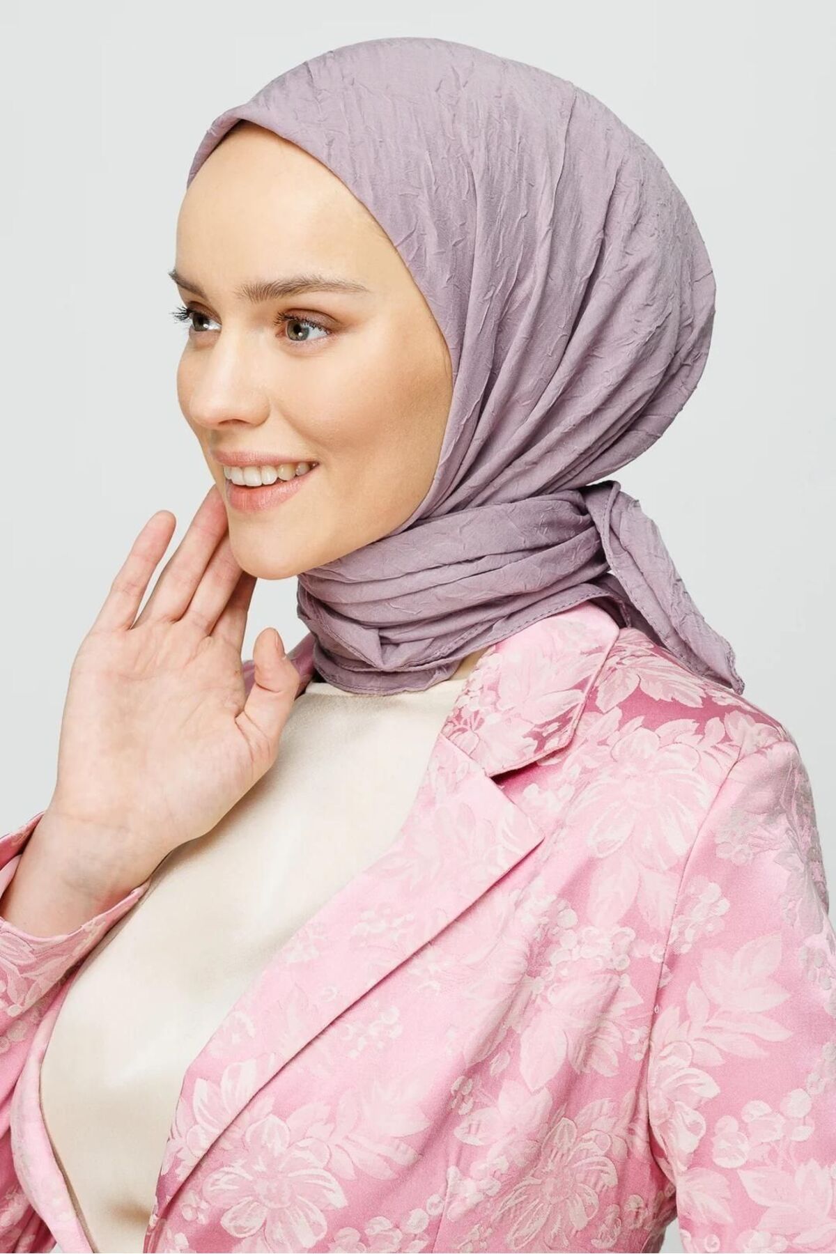 MENESSA Bambu Kraş Eşarp Lavanta
