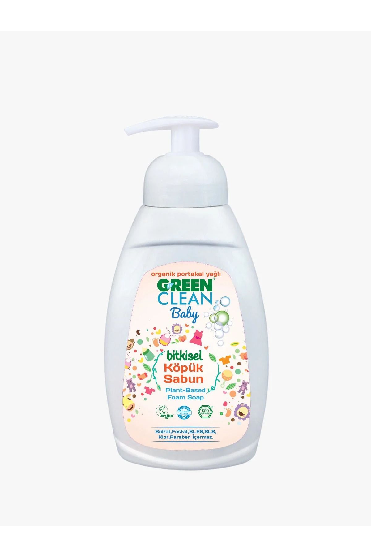 jupiter global bazaar Green Clean Baby Köpük Sabun 450 ml