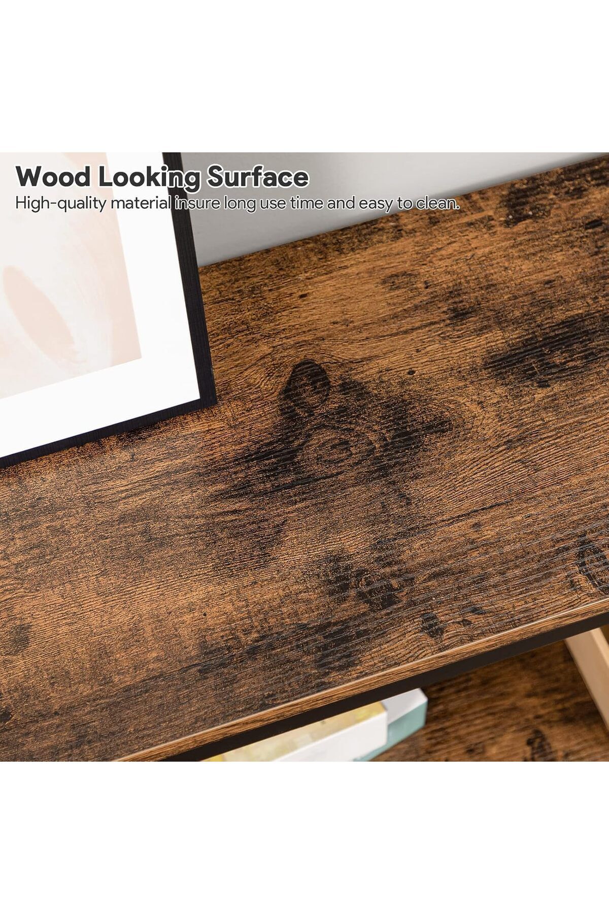 Generic-Wooden console table, modern multipurpose entryway table 6