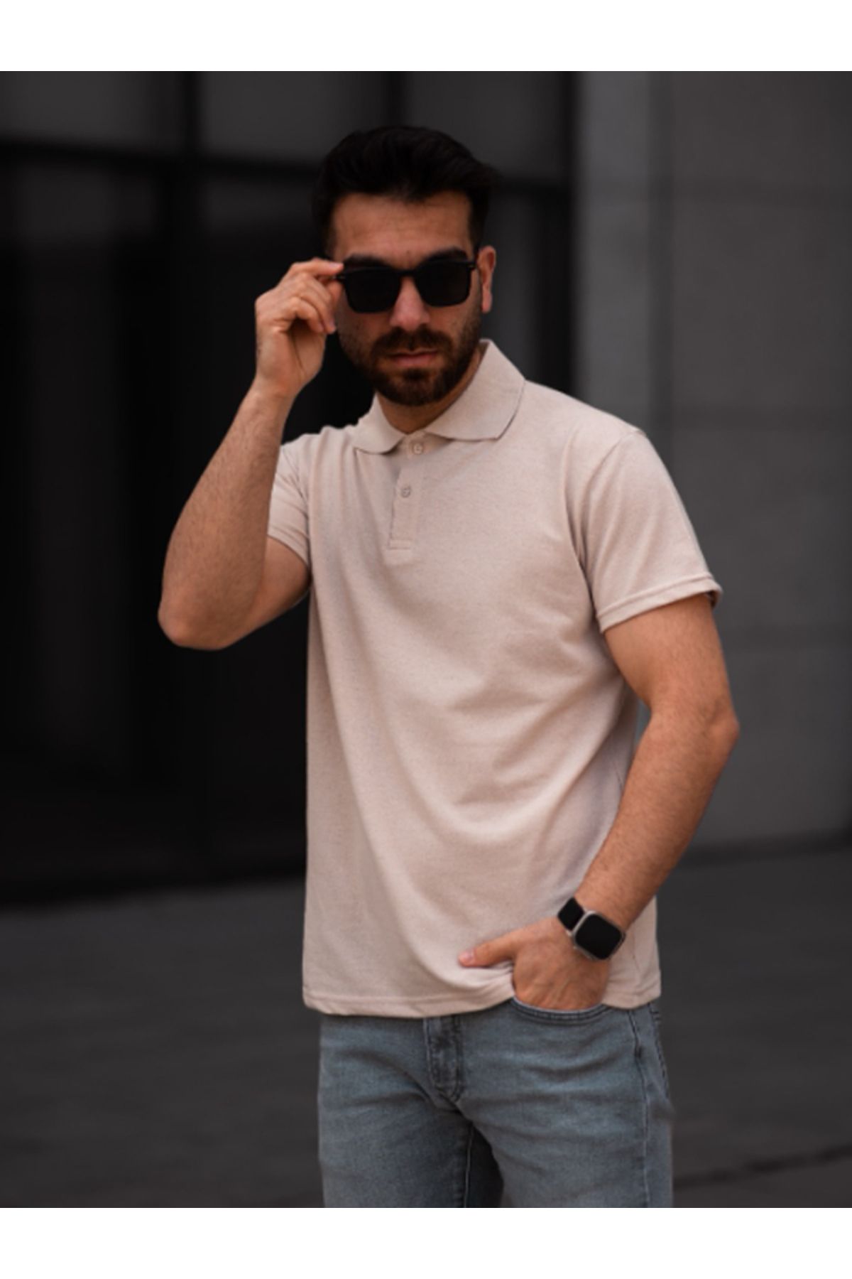 turquatiny Polo Yaka Düğmeli T-Shirt