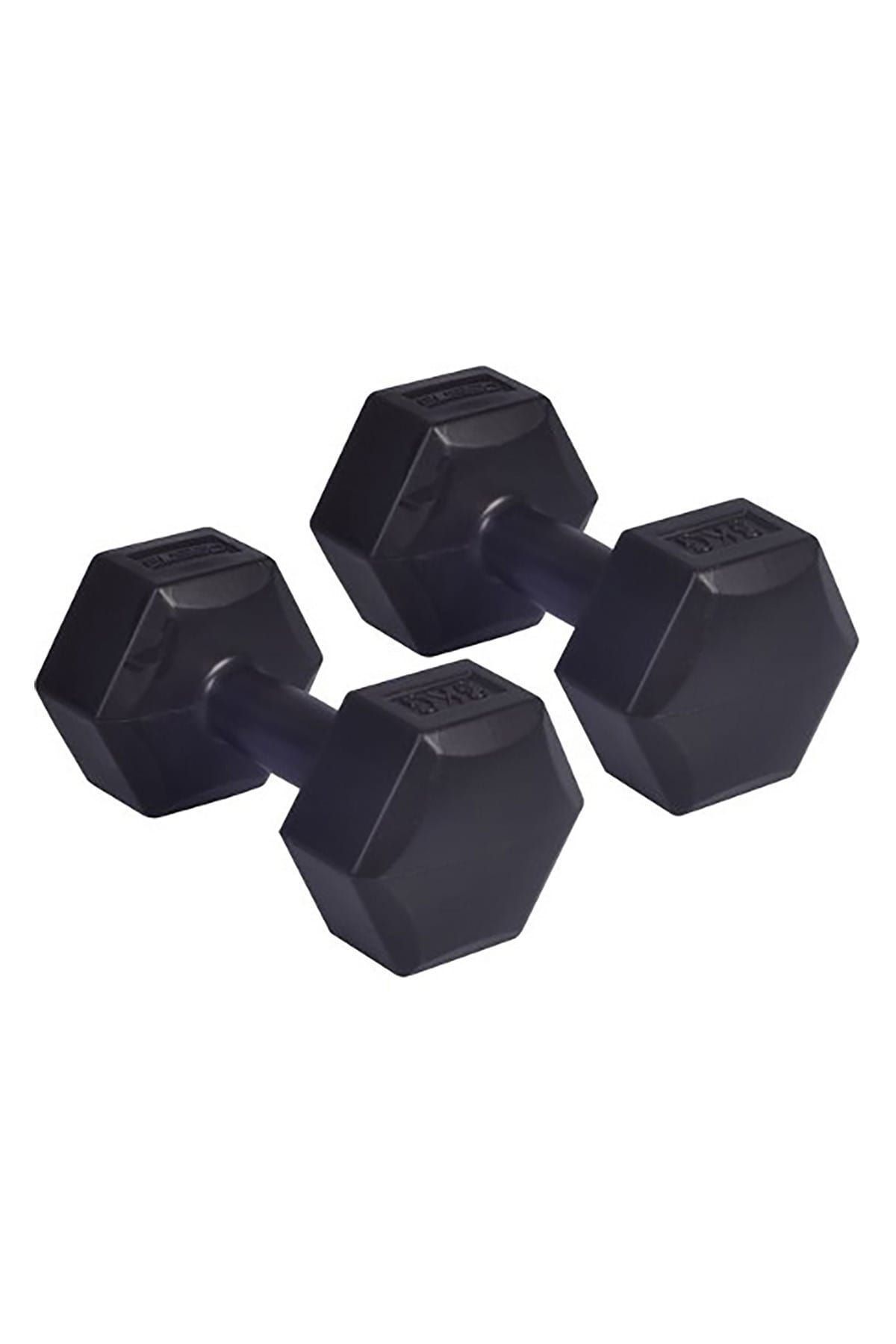 SerenityHaven CMT-30 Köşeli Plastik Dambıl Set (3 kg*2 Adet)