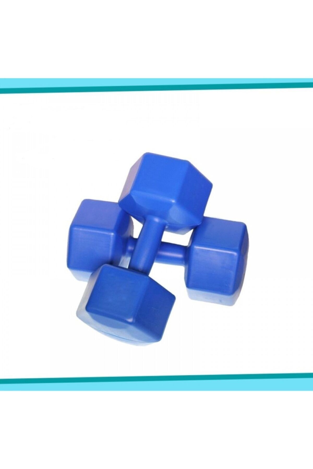 SerenityHaven Köseli Vınyl 2 Kg Ağırlık Seti 2 Kg X 2 Adet = 4 Kg Dumbell Set