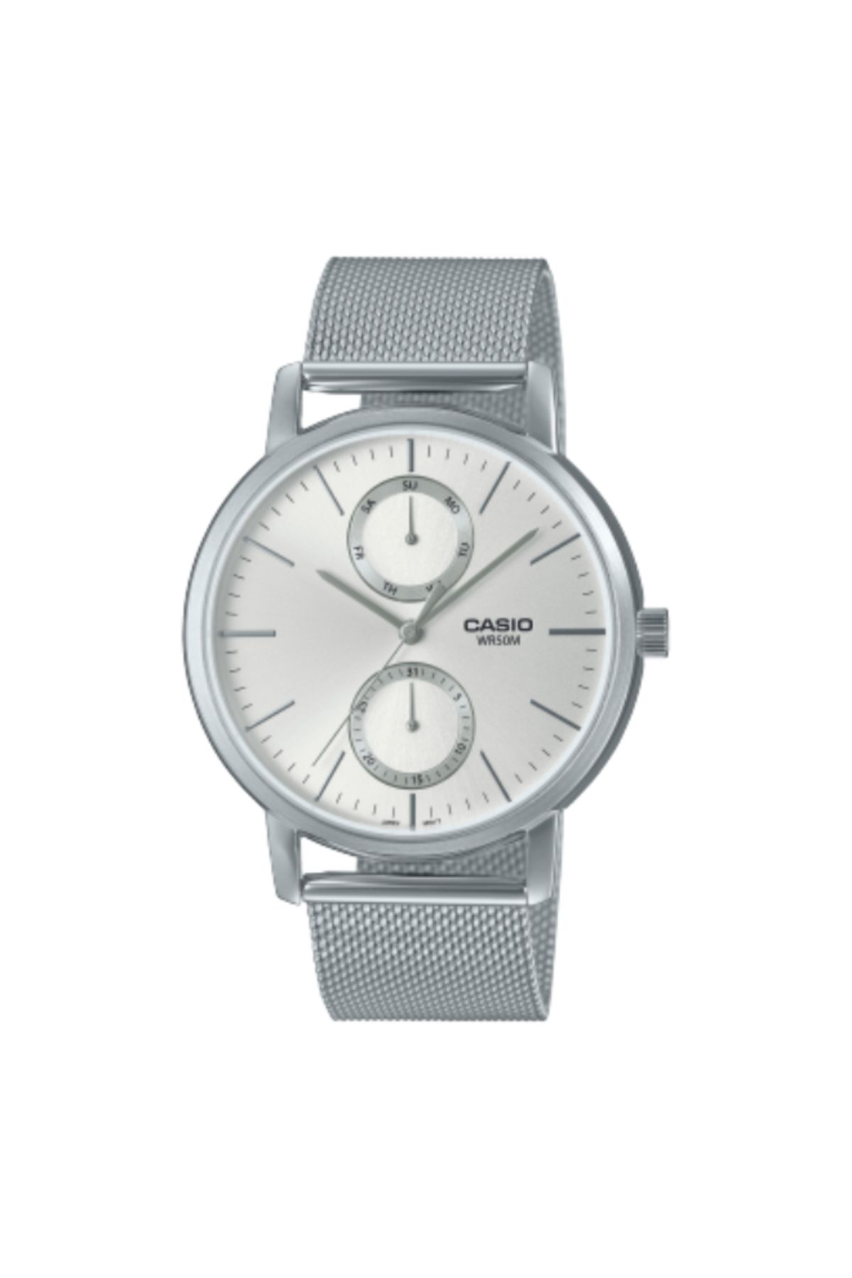 Casio-CASIO Men's Analog White Dial Watch - MTP-B310M-7AVDF 1
