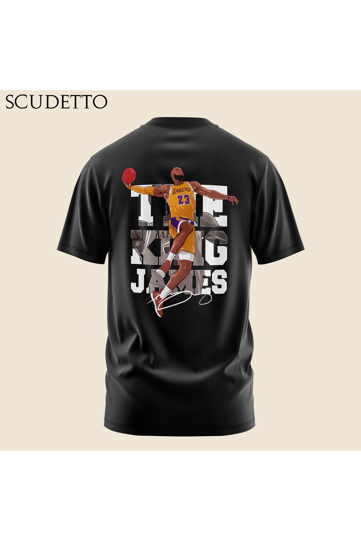 Scudetto T-Shırt Kıng James Unisex Tişört