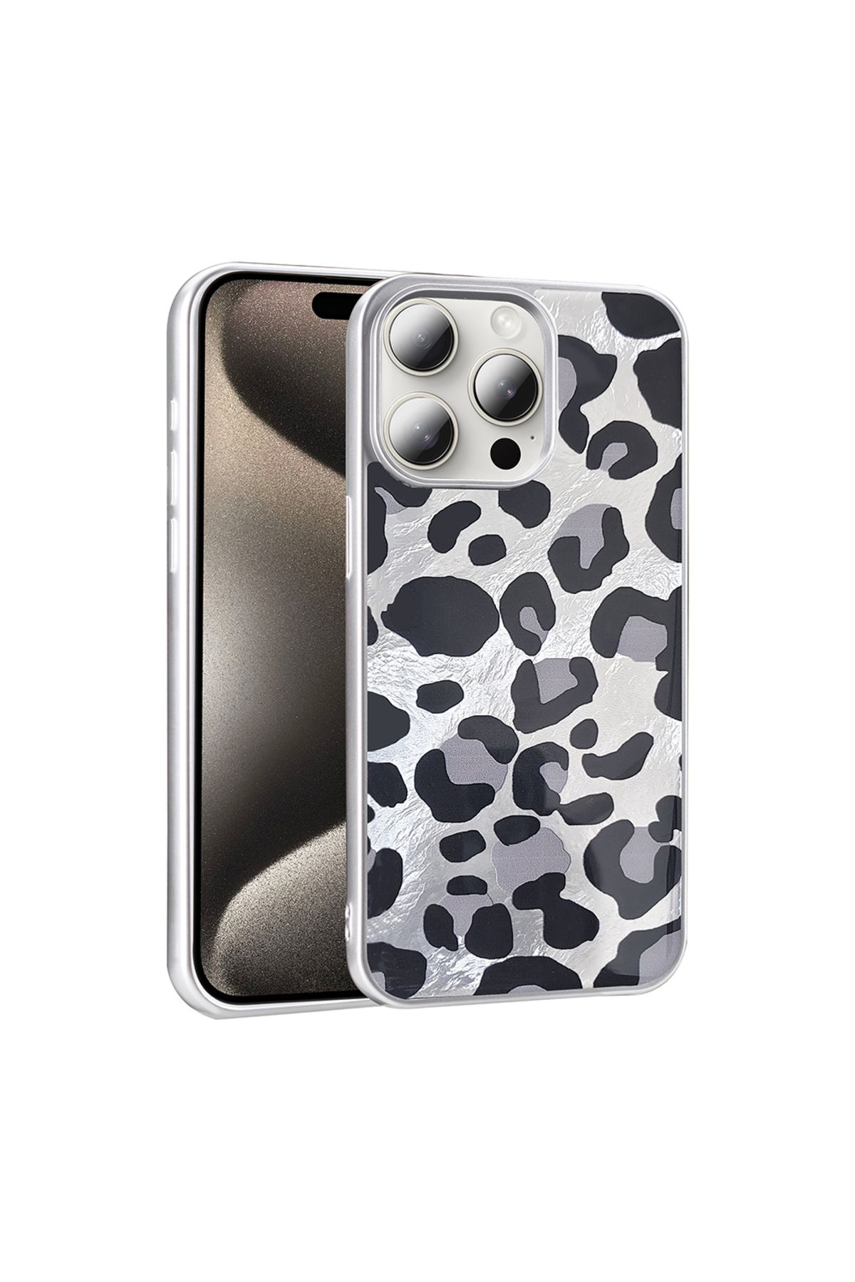 Başkenttekno iPhone 14 Pro Max Kılıf Desenli Mep Kapak