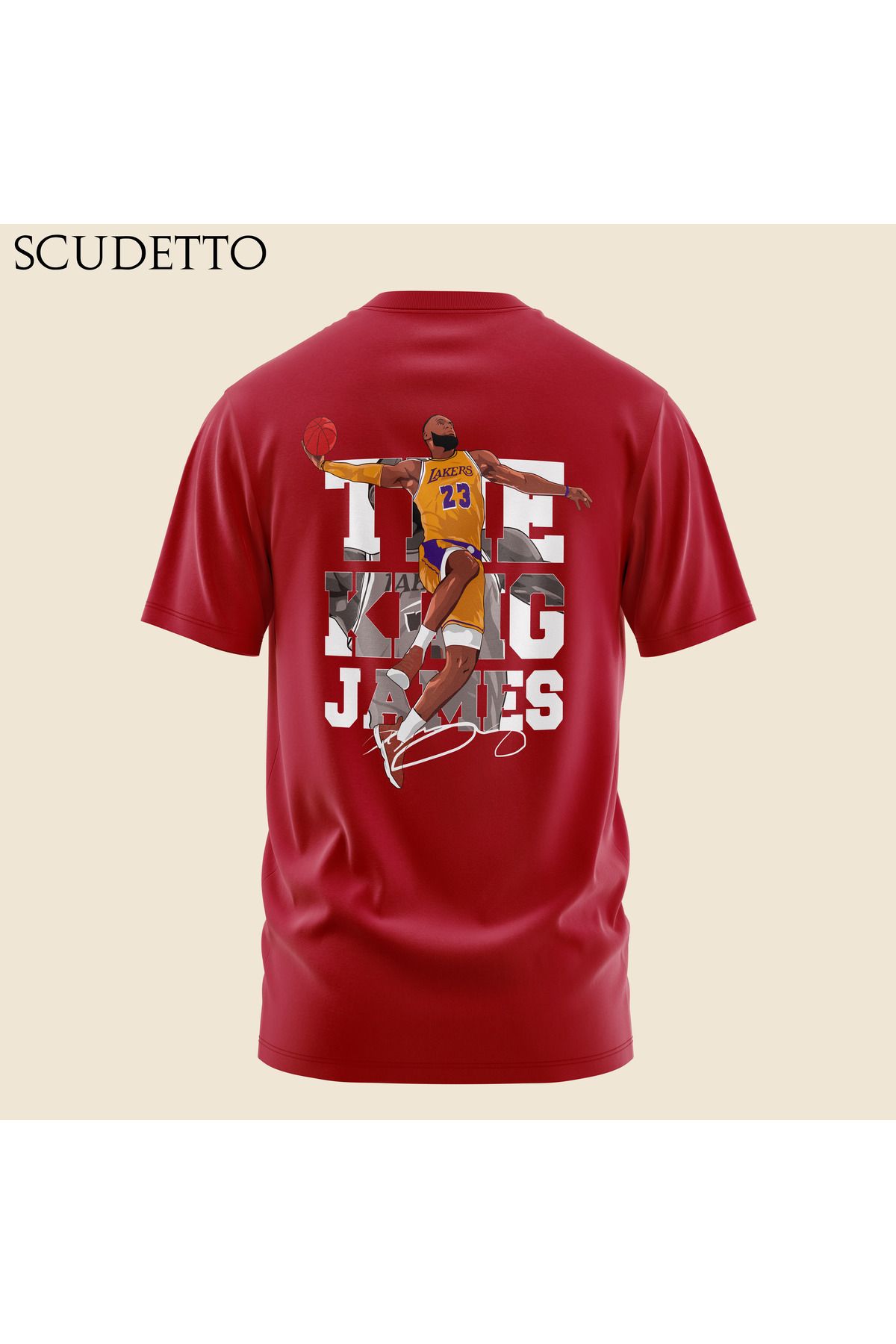 Scudetto T-Shırt Kıng James Unisex Tişört