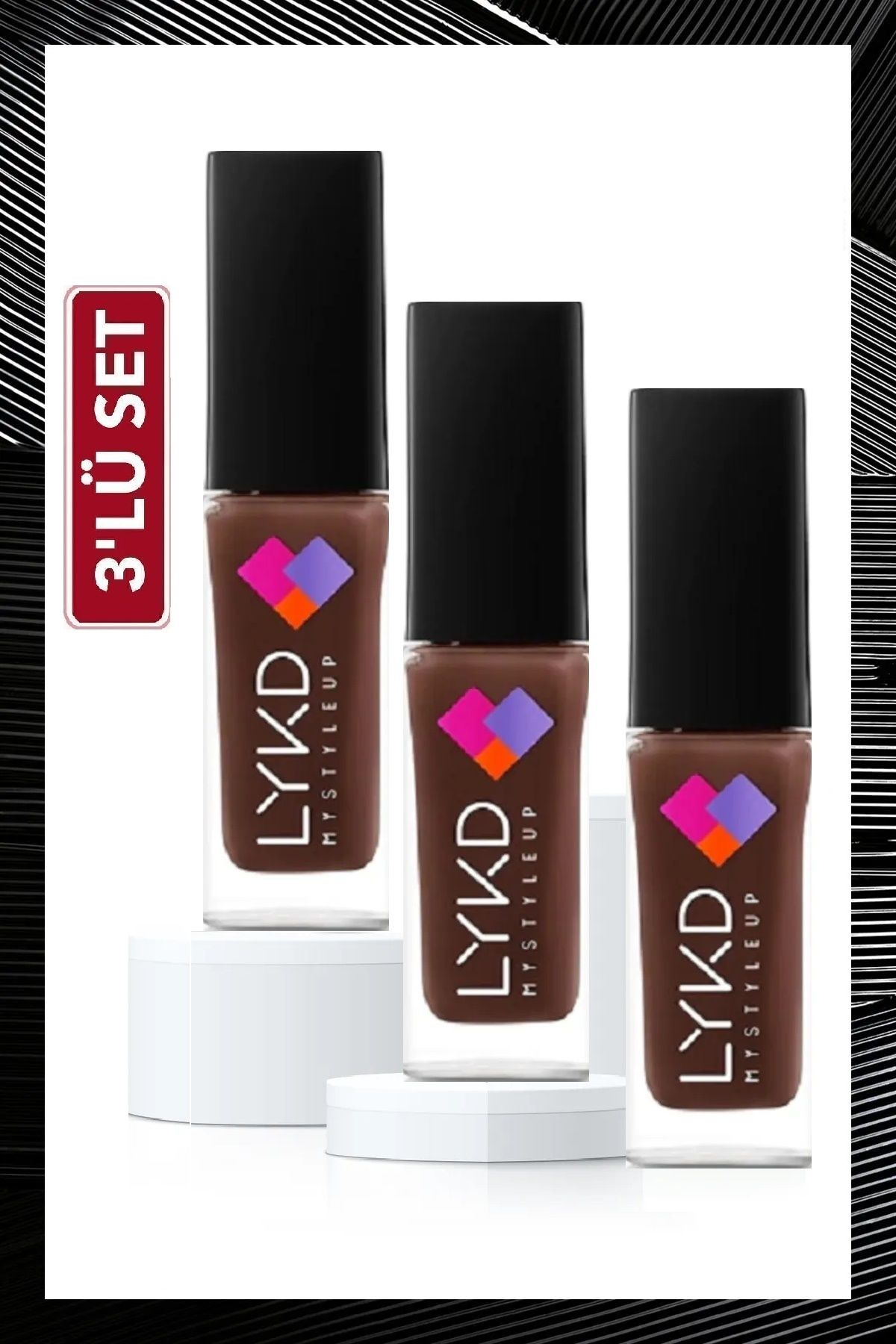 GRATİS Lykd Dark Choco Oje - Avantajlı 3 Adet Set
