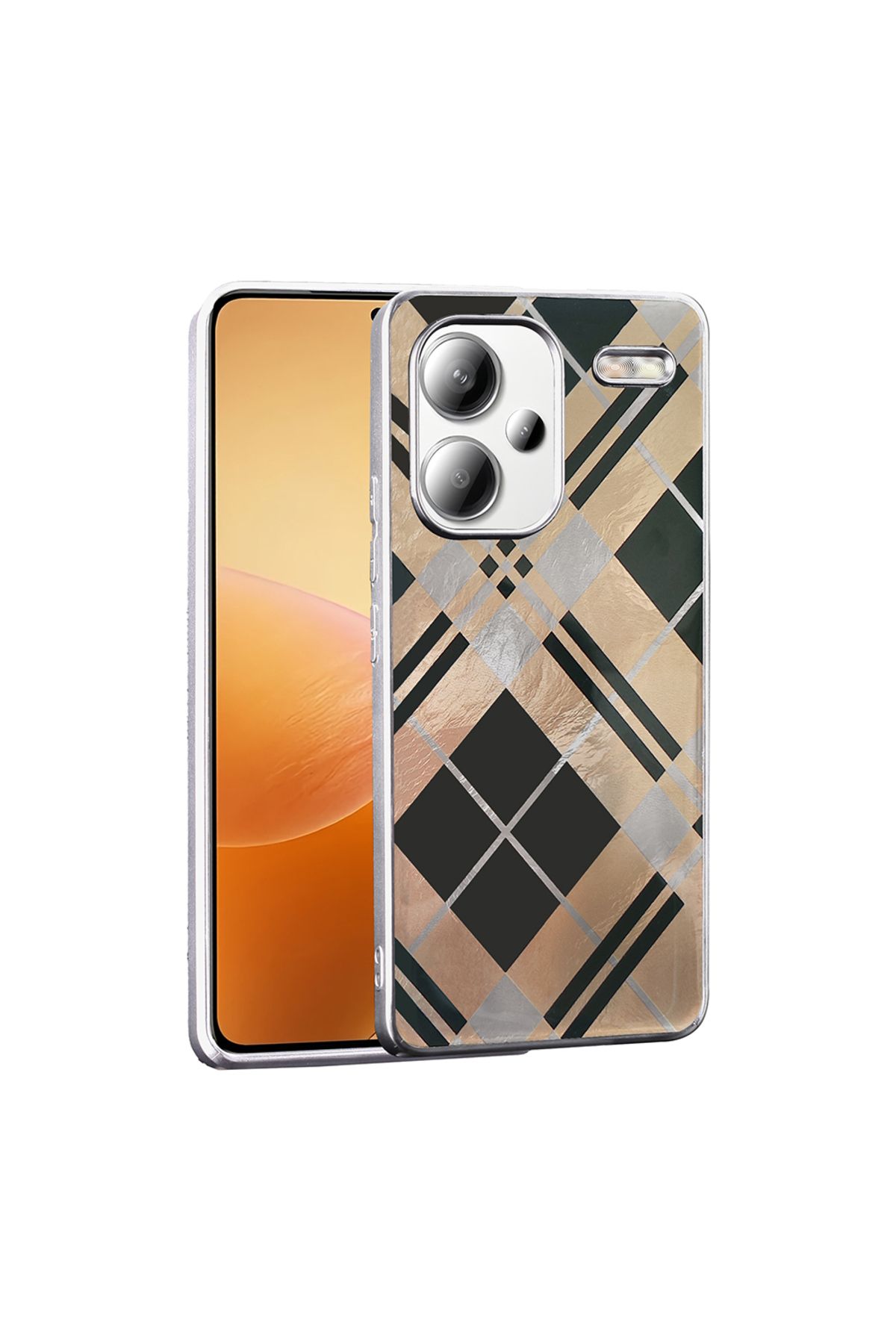 Başkenttekno Xiaomi Redmi Note 13 Pro Plus 5G Kılıf Desenli Mep Kapak
