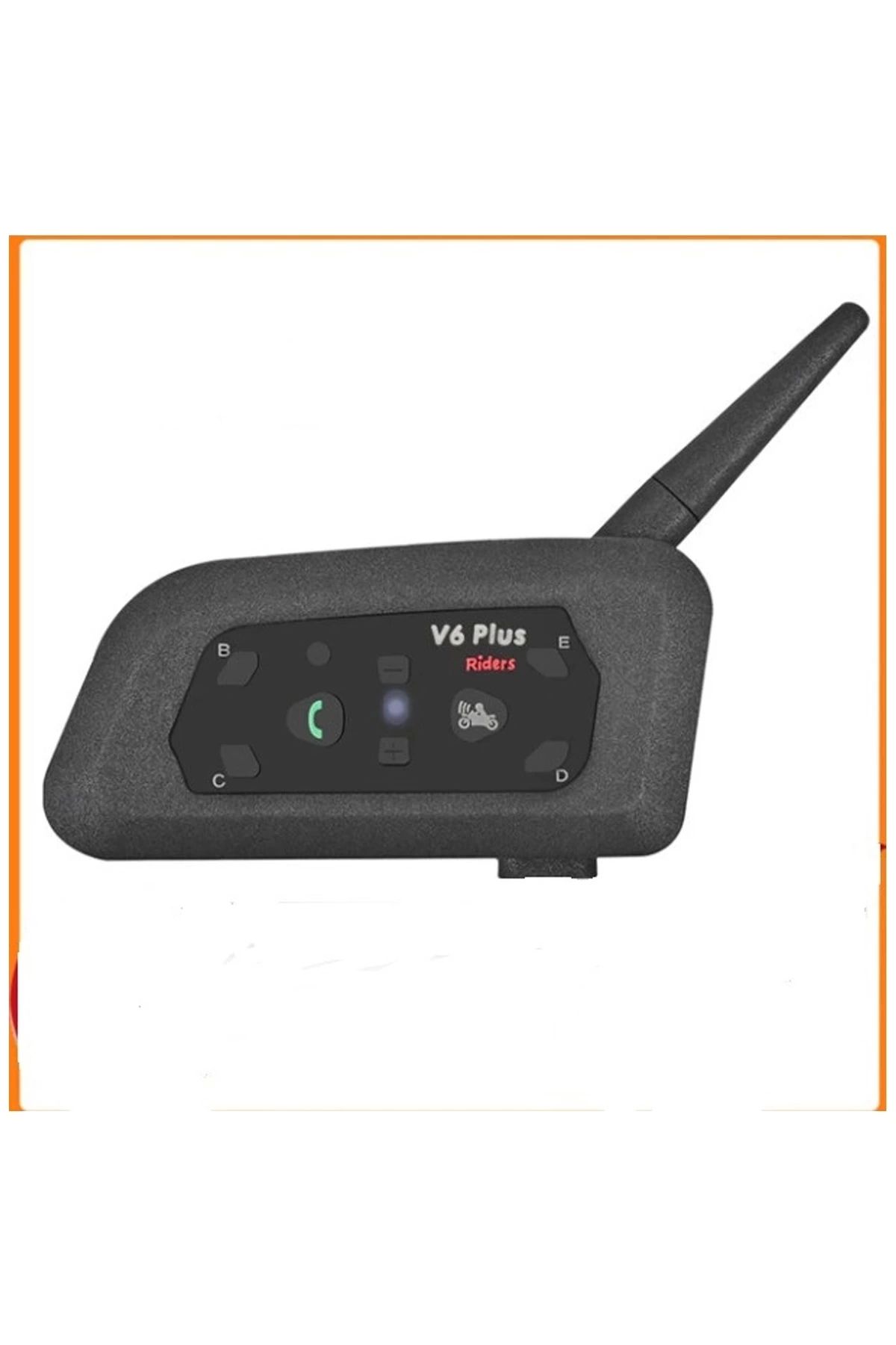 YNT İthalat V6 Plus Motorsiklet Kaskı Intercom Su Geçirmez 1200 M