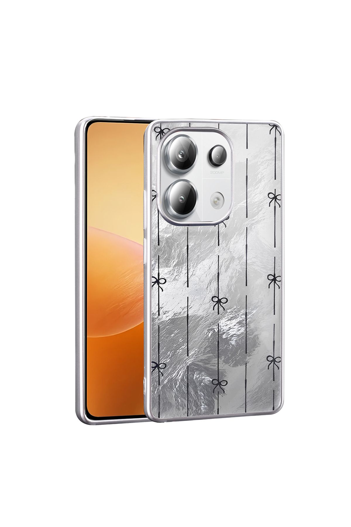 Başkenttekno Xiaomi Redmi Note 13 Pro 4G Kılıf Desenli Mep Kapak