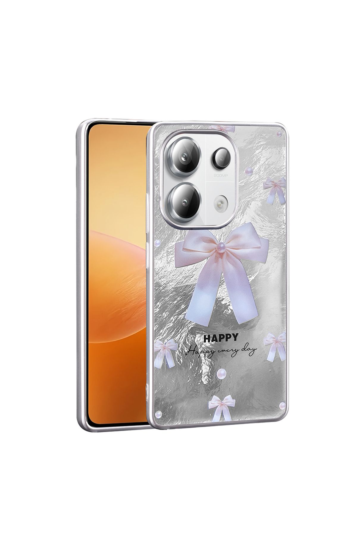 Başkenttekno Xiaomi Redmi Note 13 Pro 4G Kılıf Desenli Mep Kapak