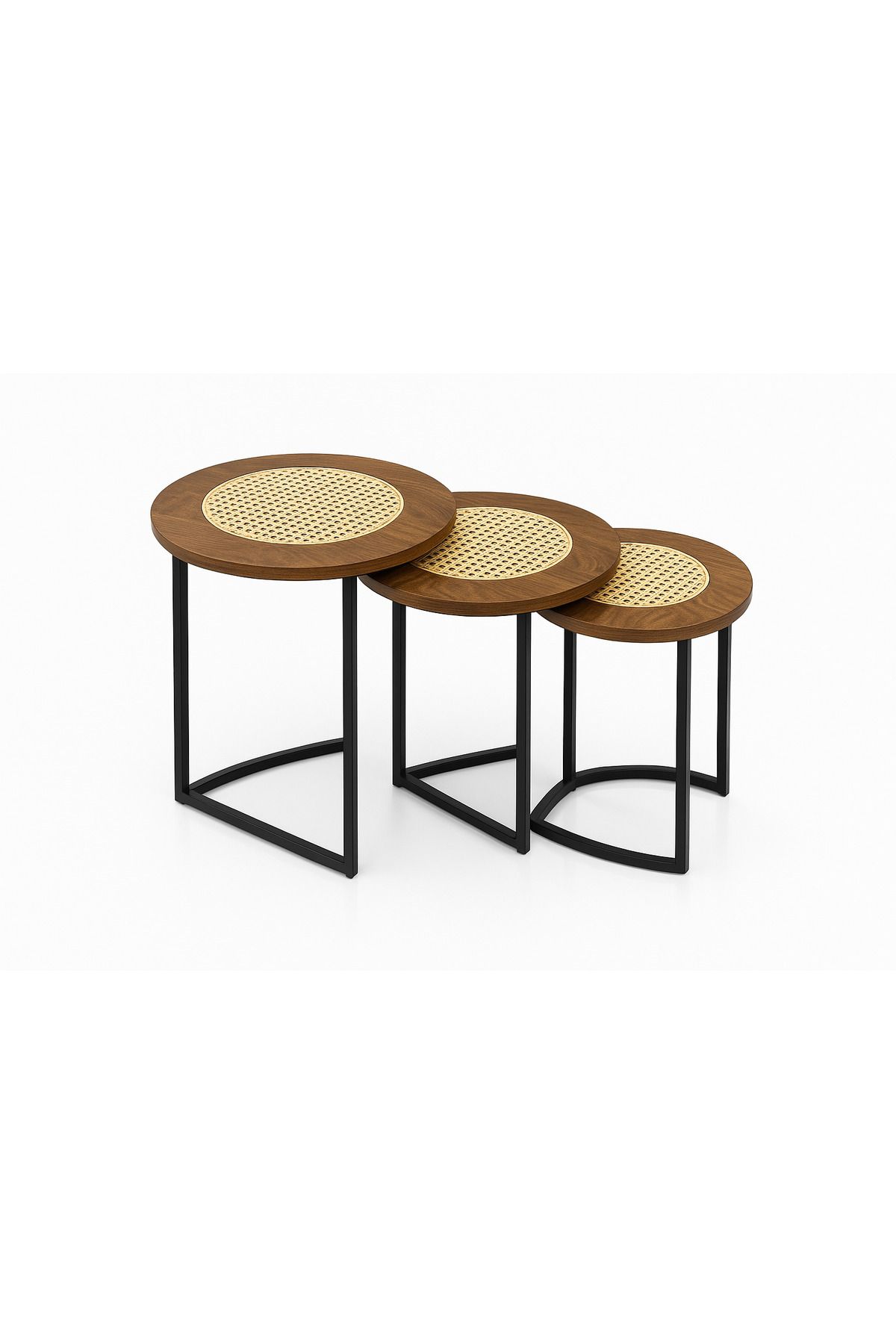 Un-Set of 3 coffee tables with a luxurious design and a natural touch that fits every corner 3