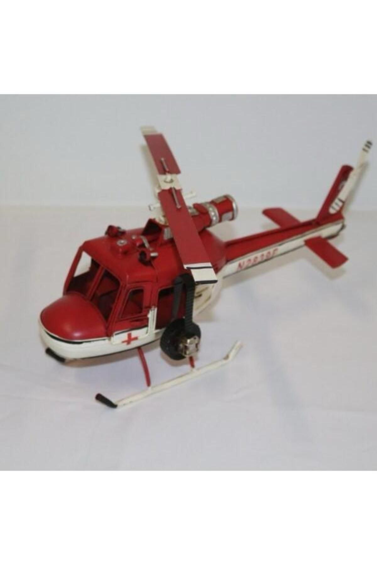 Home DEKORATİF METAL KIRMIZI HELİKOPTER N2839F
