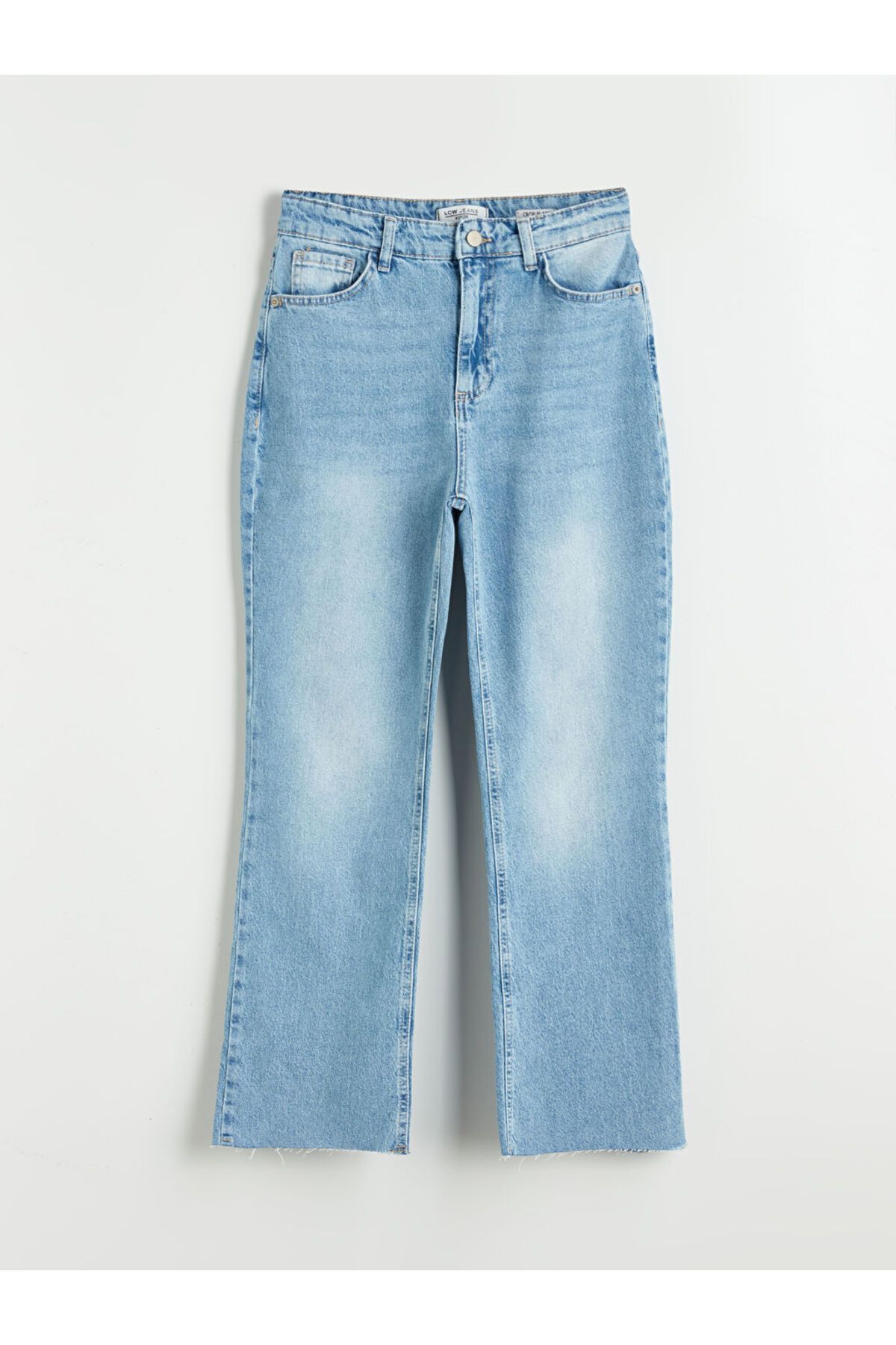 LC Waikiki LCW Jeans Indigo Crop Flare Kadın Jean Pantolon S51938Z8NVY25
