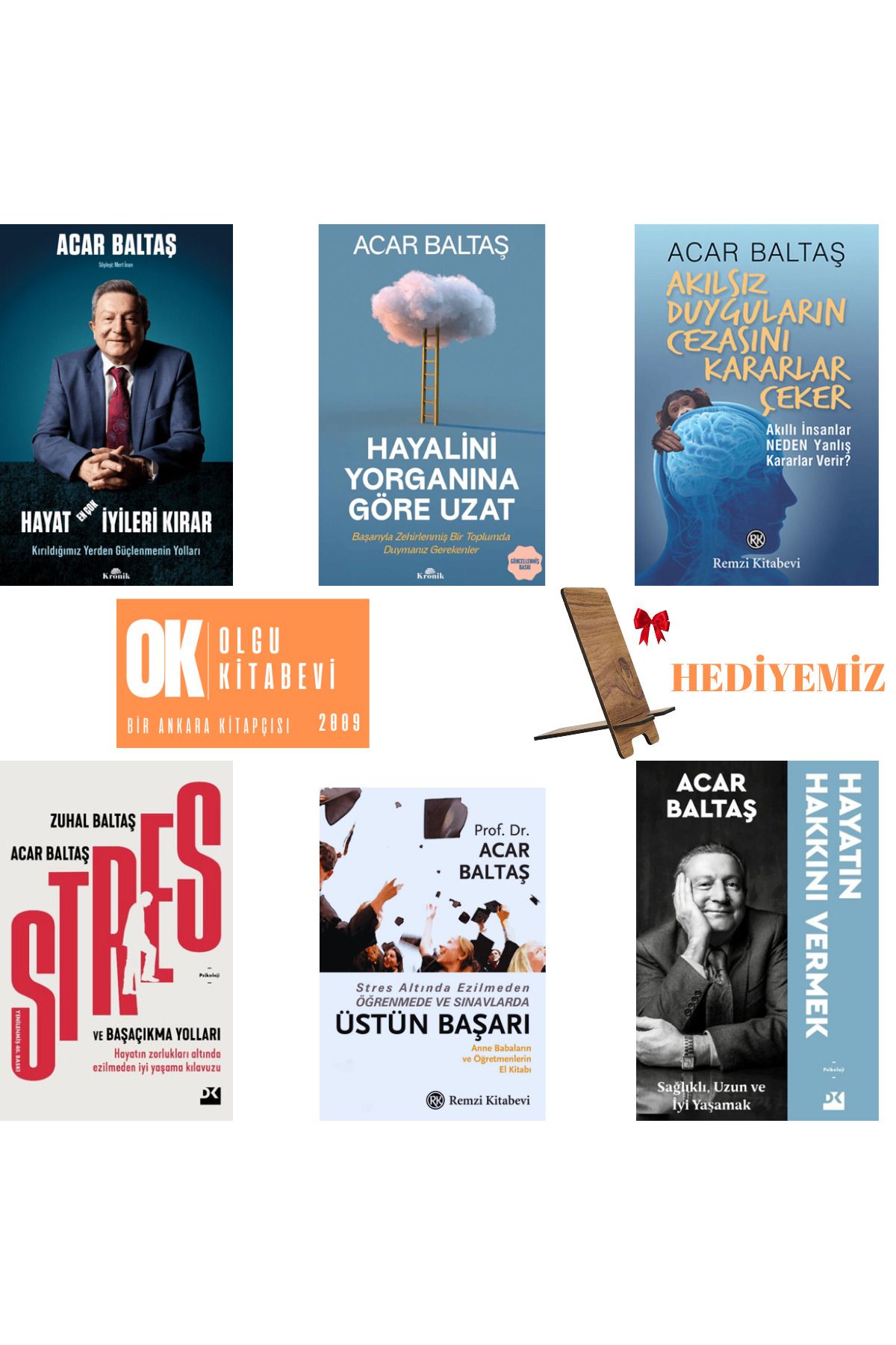 Kronik Kitap Hayat En Çok İyileri Kırar - Stres ve Başaçıkma Yolları - Üstün Başarı / 6 kitap set - Acar Baltaş