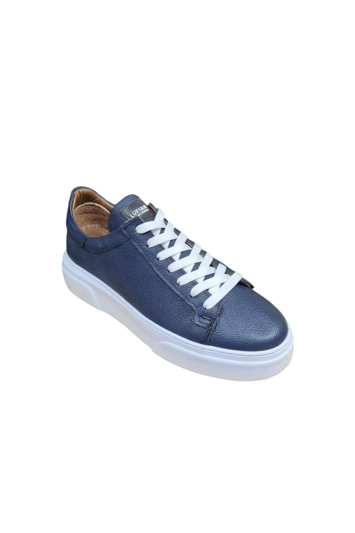 deri Lufian Tommy Erkek Deri Sneaker Ayakkabı