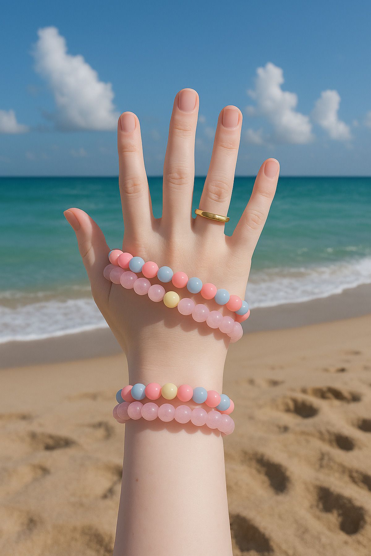 MODA Pembe kuvars ceyd kuvars kombini