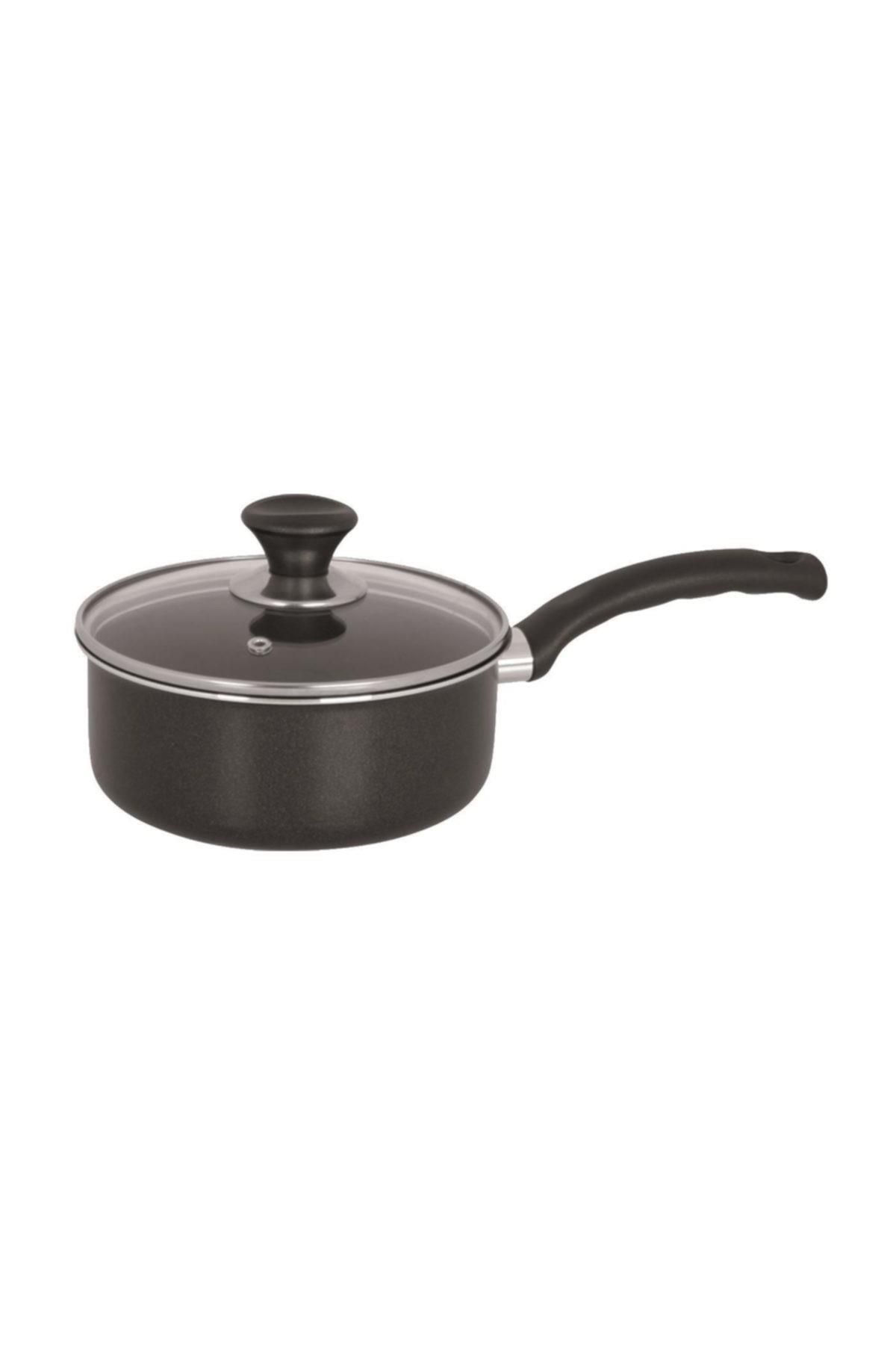 Mehtap Teflon Kaçerola 16 CM Sosluk Cam Kapaklı