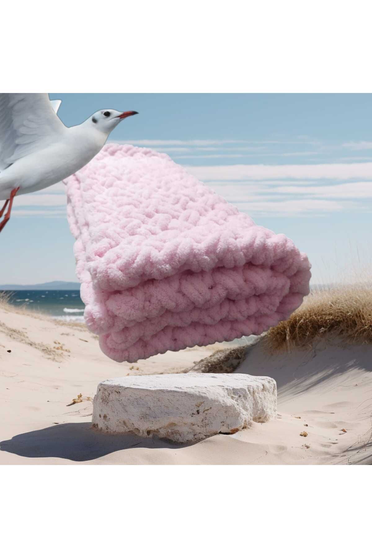 yagmureticaret YAĞMUR HOME PUFFY EL ÖRGÜSÜ BEBEK ÇOCUK BATTANİYESİ