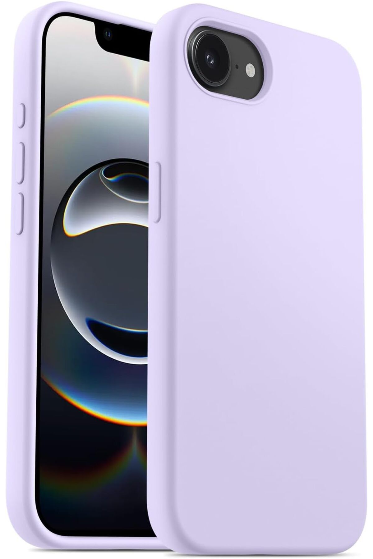 Rivor Apple iPhone 16e Uyumlu Kılıf Kamera Çıkıntılı İpeksi Yumuşak Dokulu Dayanıklı Lansman Kapak