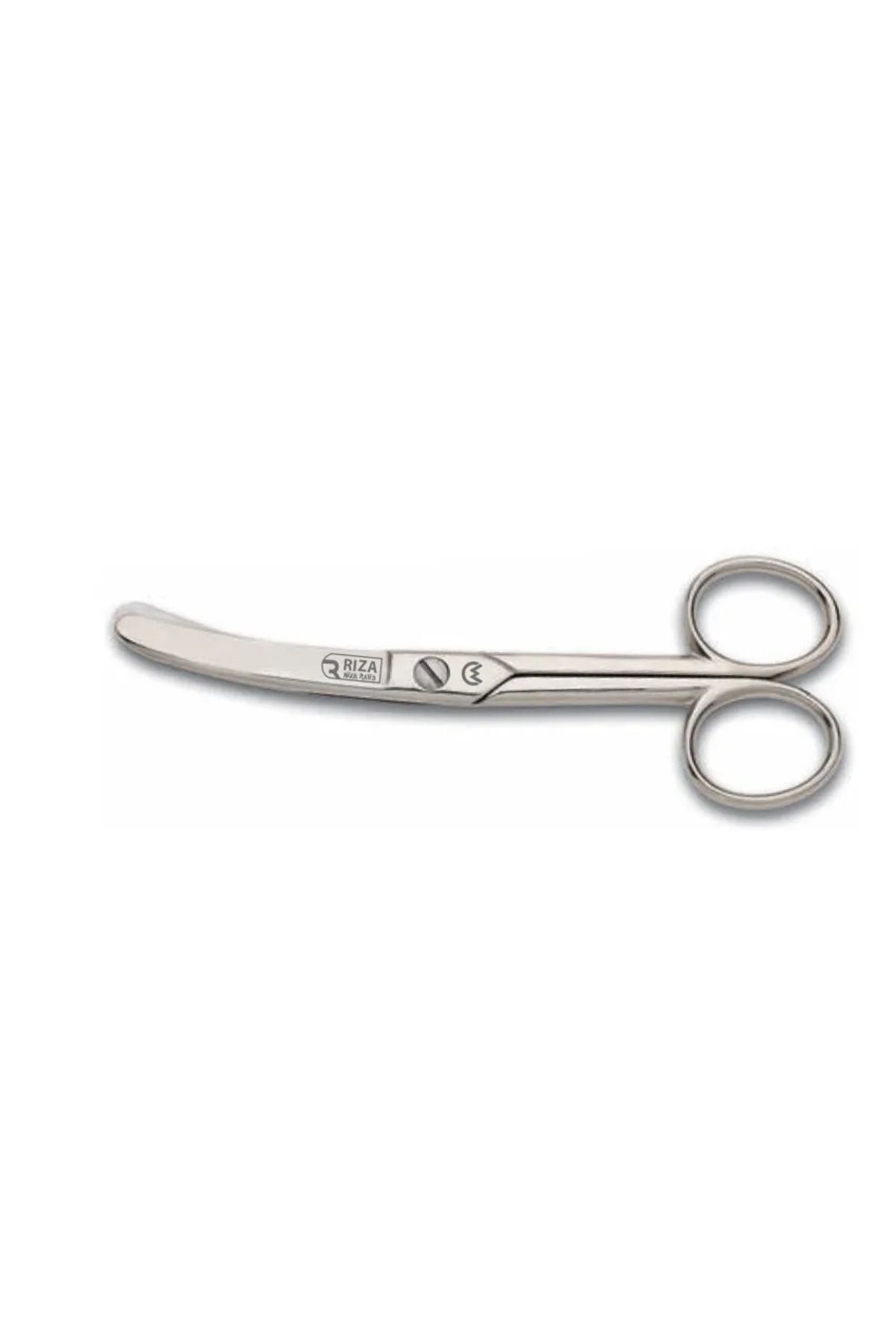 Fixport Rıza M-159 Eğri Manifatura Makası No: 5 inç / 12,70 cm - Nikel Kaplama