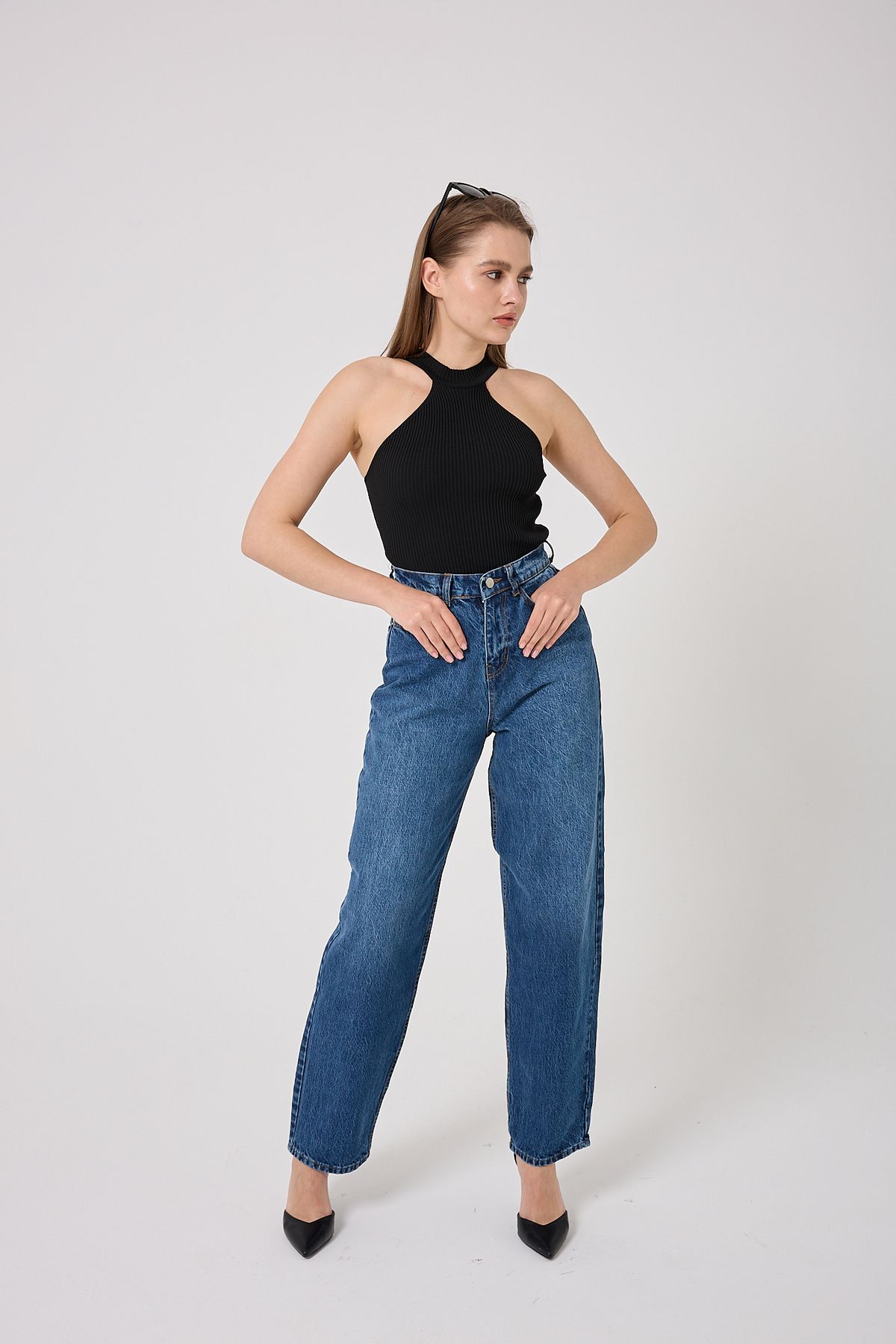ADENLİNA Baggy Kot Pantolon