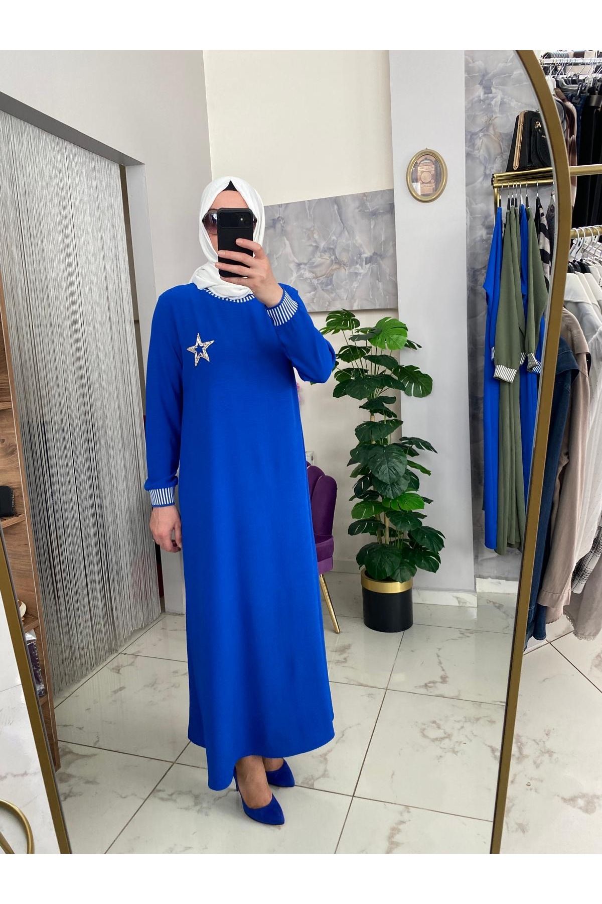 Anka Ayrobin kumaş elbise