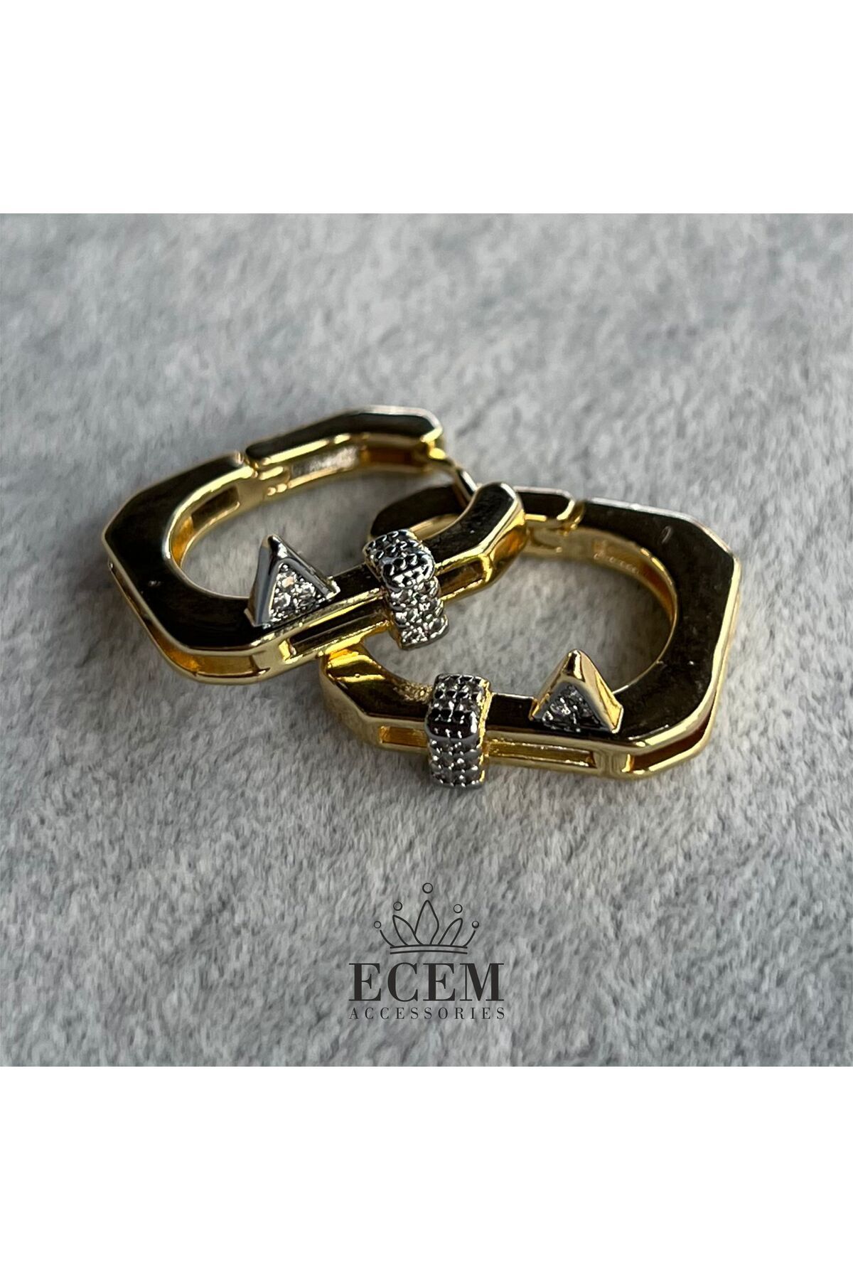 ecem accessories EA-K-0034 / ÇELİK KÜPE