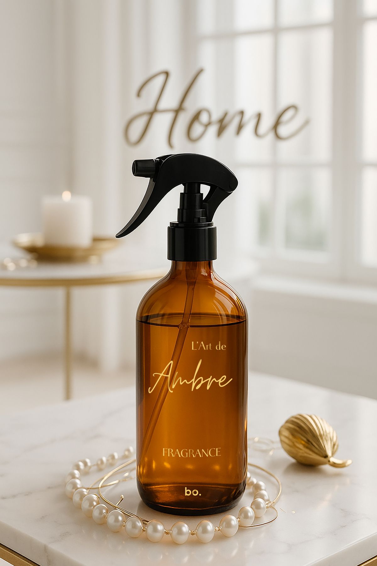 Bo Essences L’art de Ambre Sprey Oda Kokusu 500 ml – Amber Koleksiyon – %35 Esans – Premium Kalıcı Koku