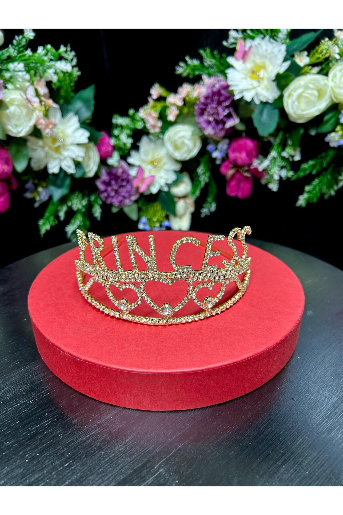 fancyflower El Yapımı Prencess Kristal Taç