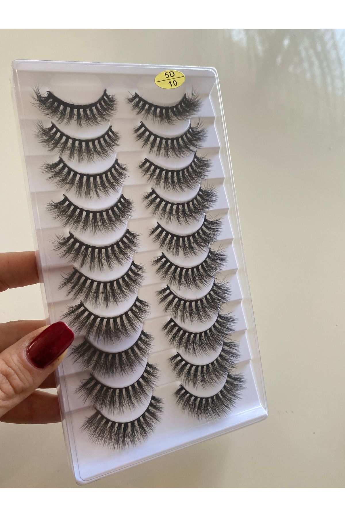 hulyabeauty 5d10 10lu takma kirpik seti