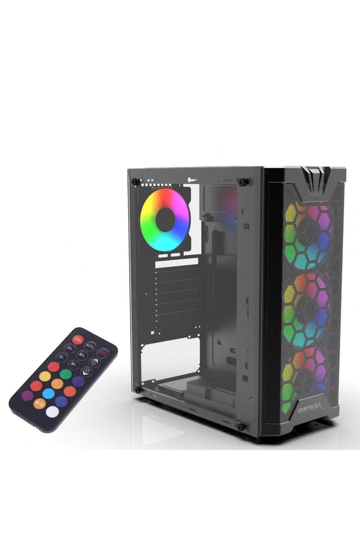 Vobotek Teknoloji Inca Emg-15XB Kumandalı 4X1200mm ARGB Fan Gaming Computer Case