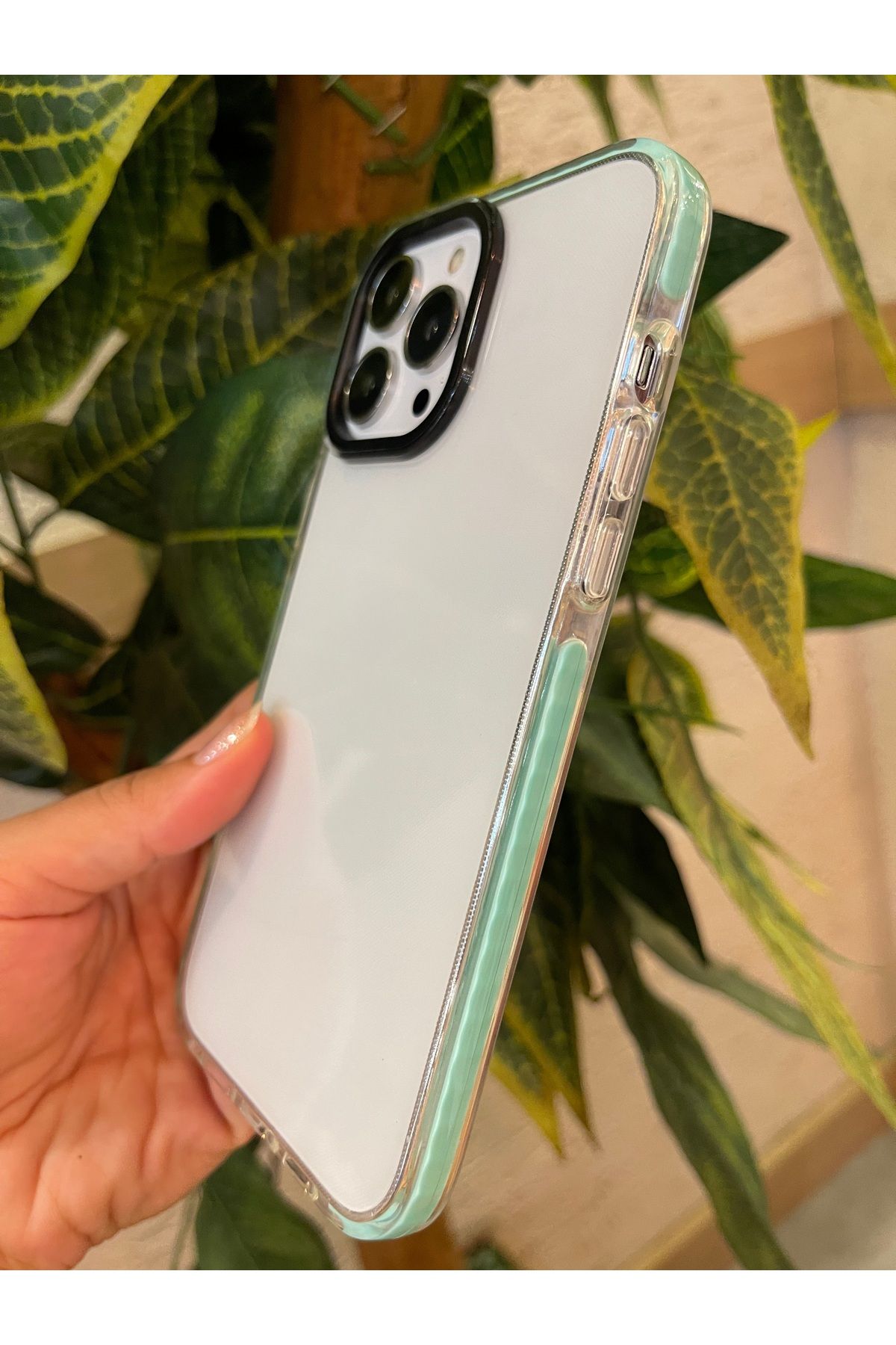 RİZVO Iphone 12 PRO MAX Uyumlu Impact Serisi Lüks Darbe Emici Kaymaz Esnek Silikon Şeffaf Kılıf