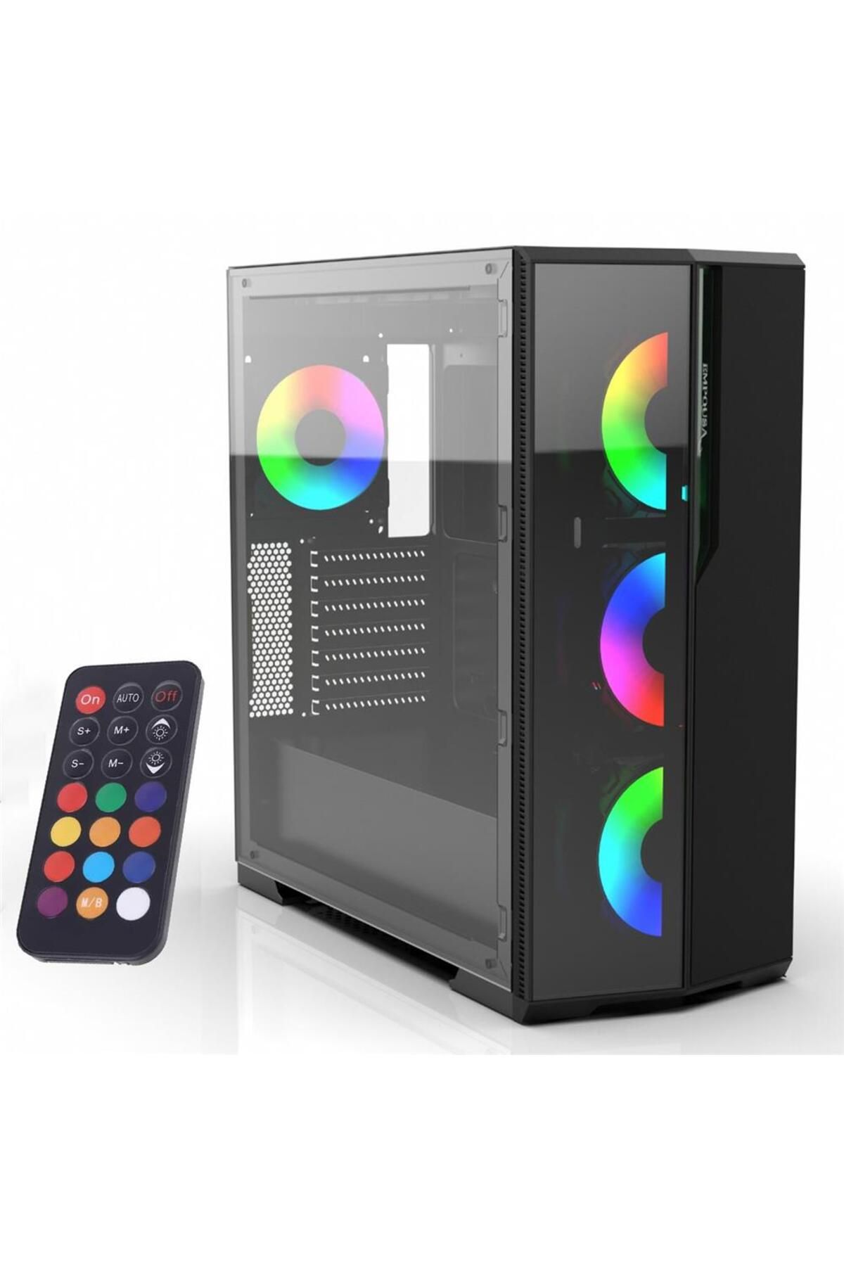 Vobotek Teknoloji Inca Emg-17XB 4X1200mm Kumandalı ARGB Fan Gaming Computer Case