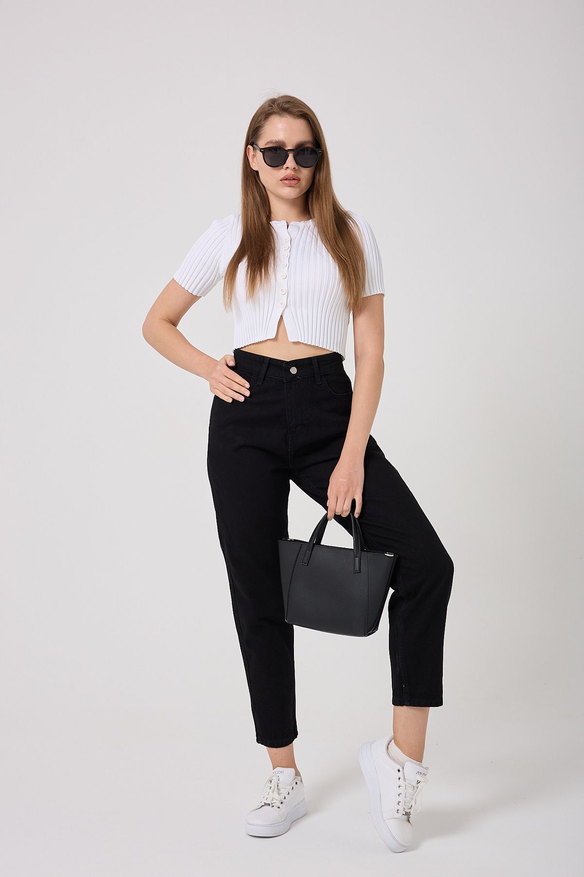 ADENLİNA Mom Denim Pantolon