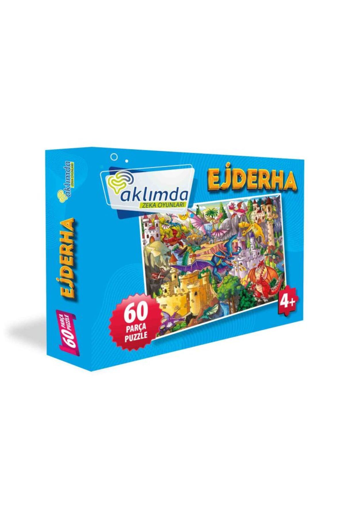 AKLIMDA ZEKA OYUNLARI 60 Parça Puzzle Ejderha