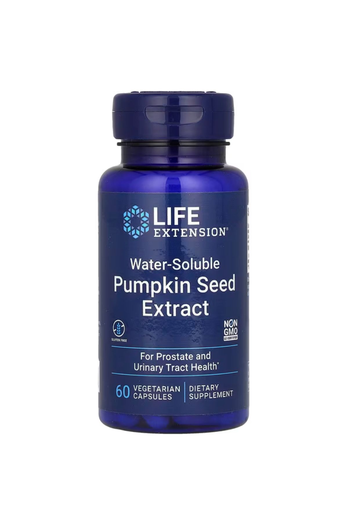 Life Extension , Water-Soluble Pumpkin Seed Extract, 60 Vegetarian Capsules (262 mg per Capsule)