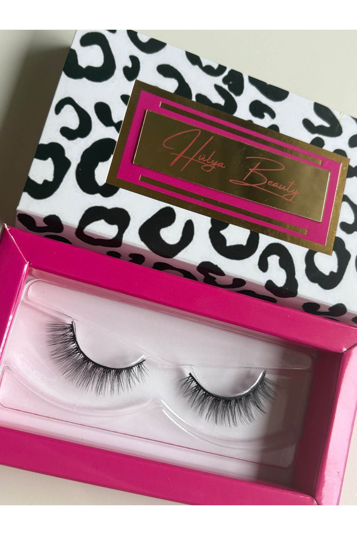 hulyabeauty 3dx08 1 çift gerçek saç ipek kirpik