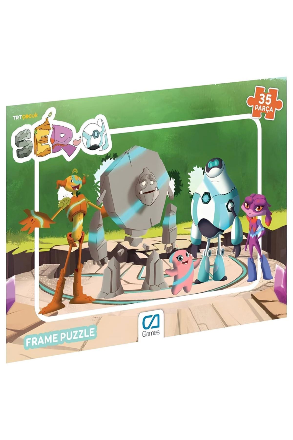 MR RZN STORE Ca Games Ser-A Frame Puzzle 35 Parça 5200-5201