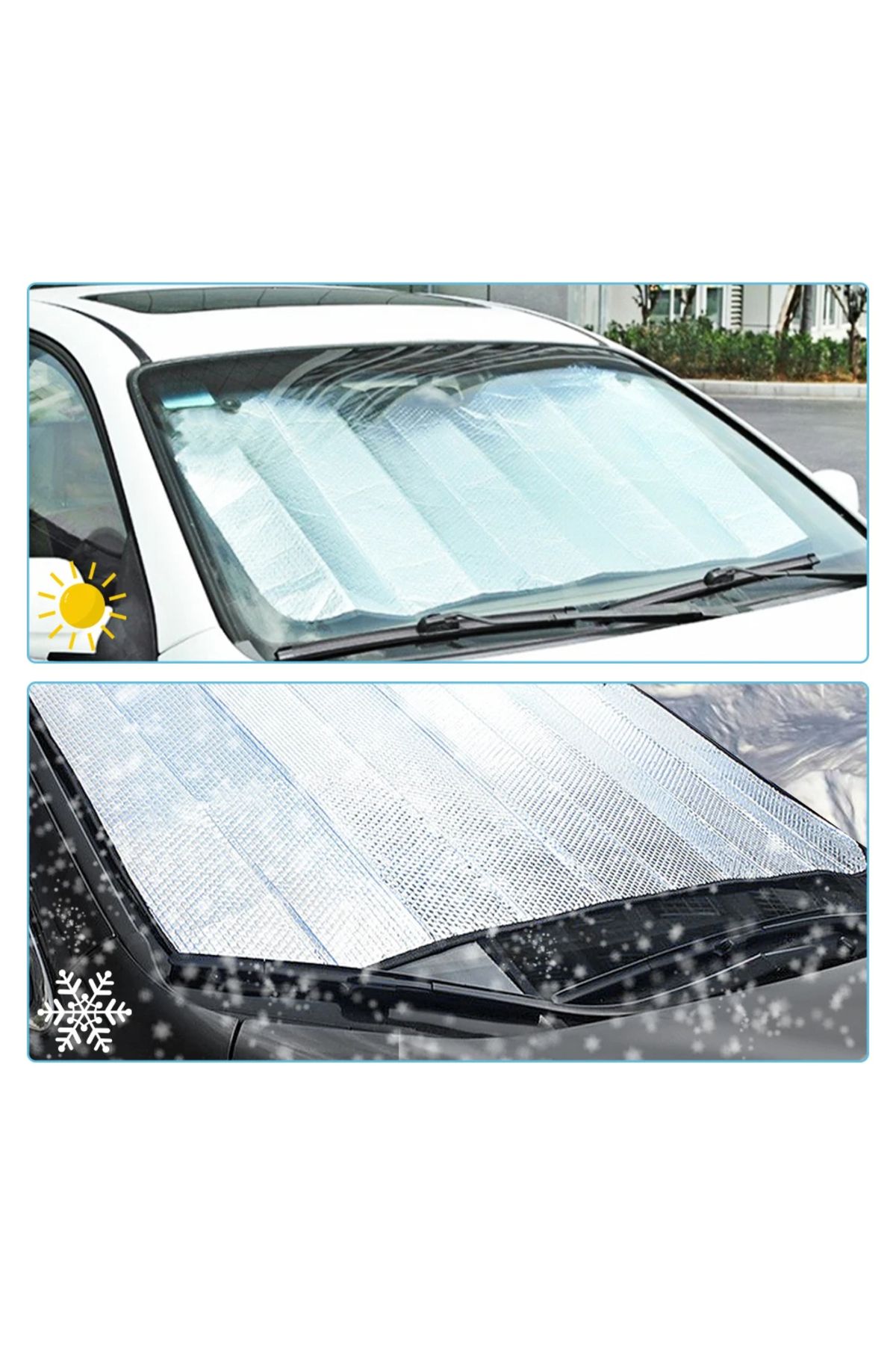 TRAKMATS-Kia Ceed 2022-2023-2024-2025 Auto Front Windshield Sunshade with Suction Cup 5