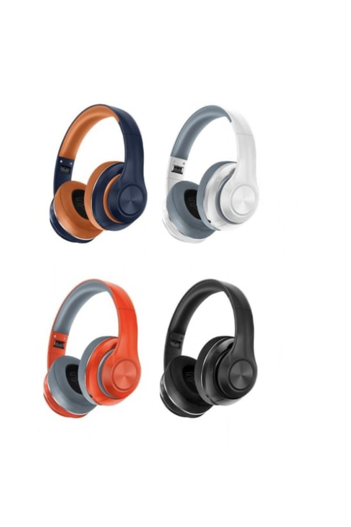 Aydoganticaret44 Sn-33 Mikrofonlu Kulaküstü Bluetooth Wireless Kulaklık Siyah-turuncu