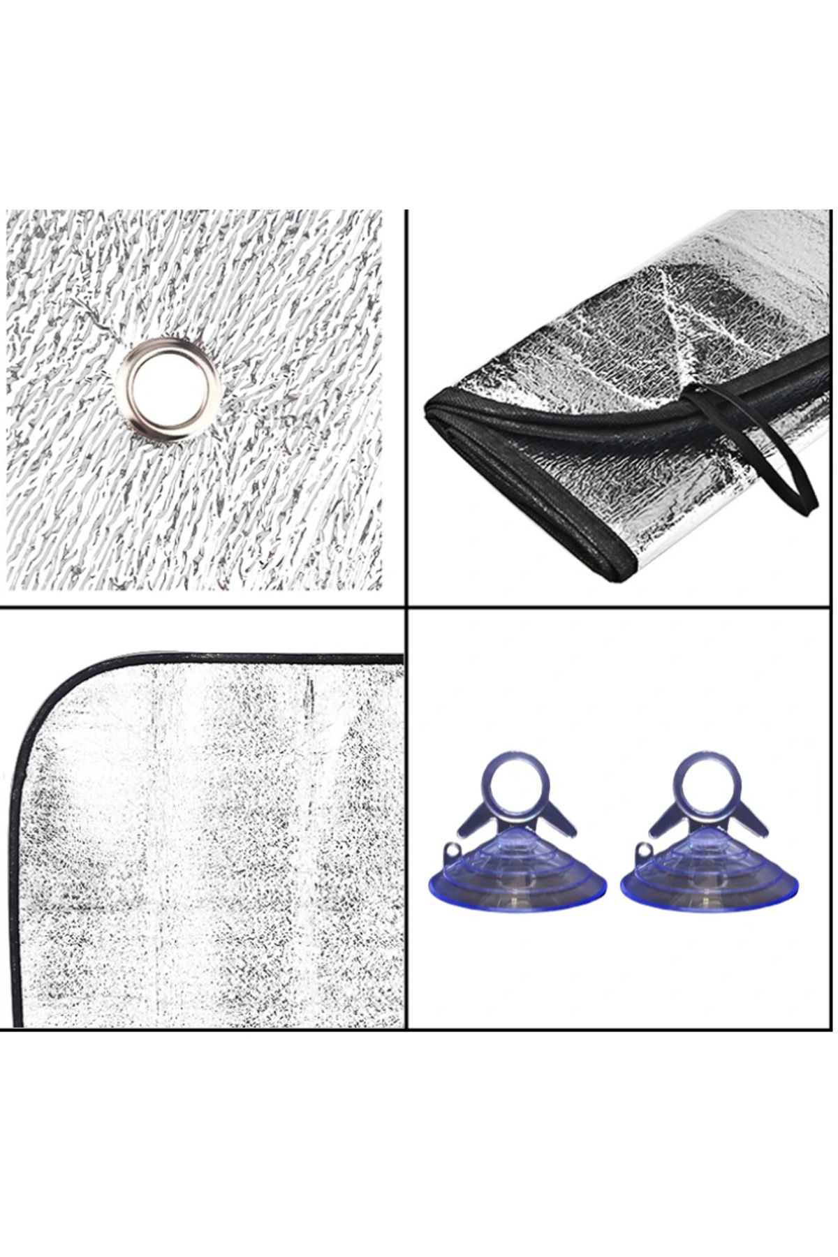 TRAKMATS-Kia Ceed 2022-2023-2024-2025 Auto Front Windshield Sunshade with Suction Cup 2