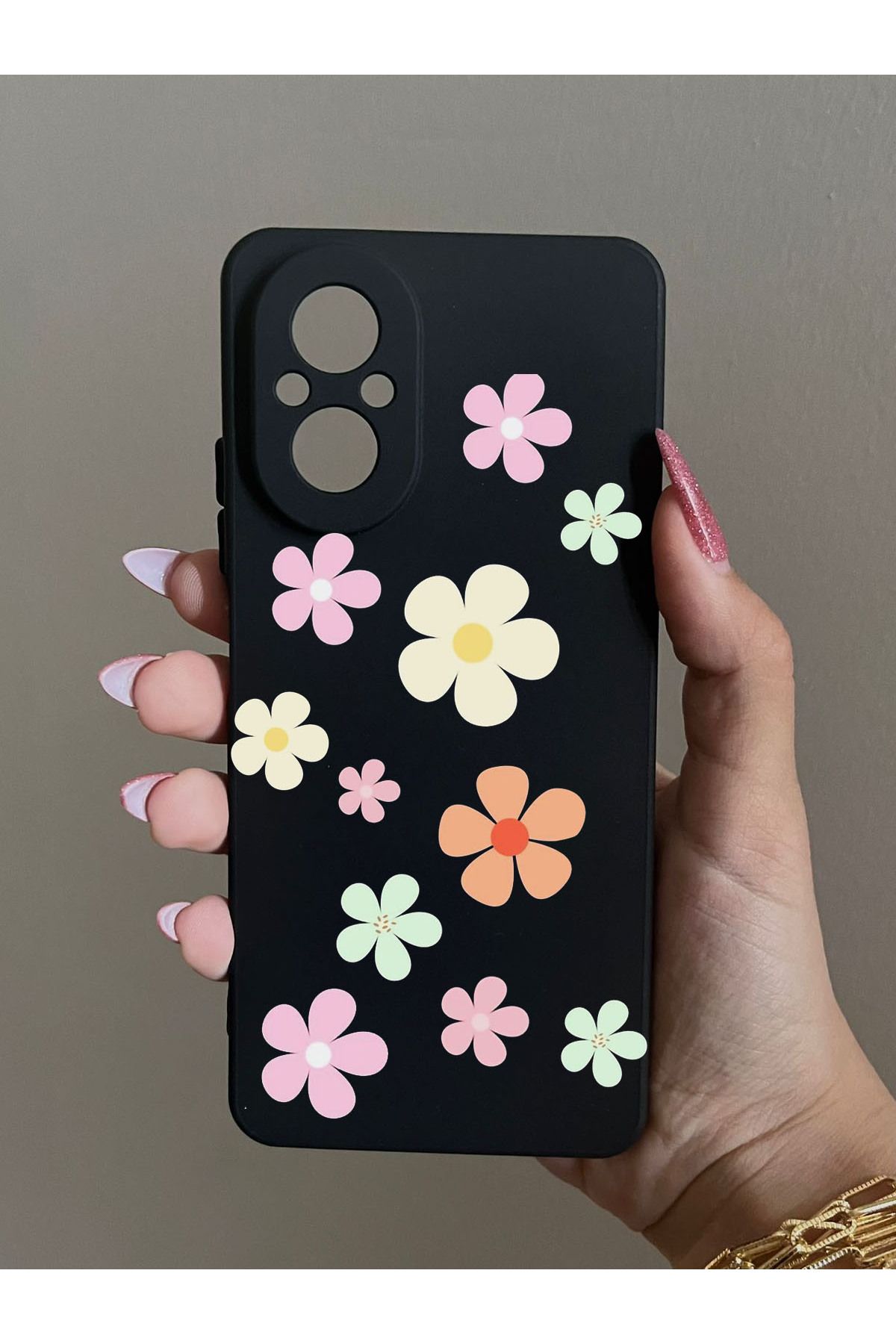 Framgan Realme 12 Lite Uyumlu Desen Tasarımlı Yüksek Kalite Arka Kapak Lansman Kılıf