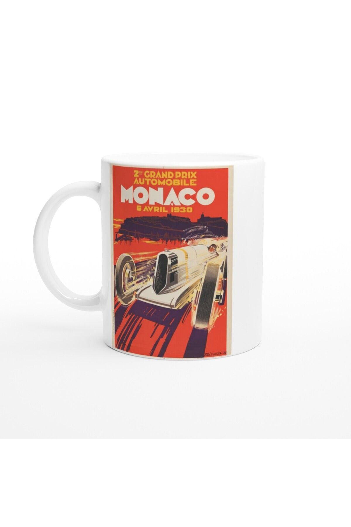 DERWARDEIN Monaco Grand Prix 1930 Retro Kupa Bardak