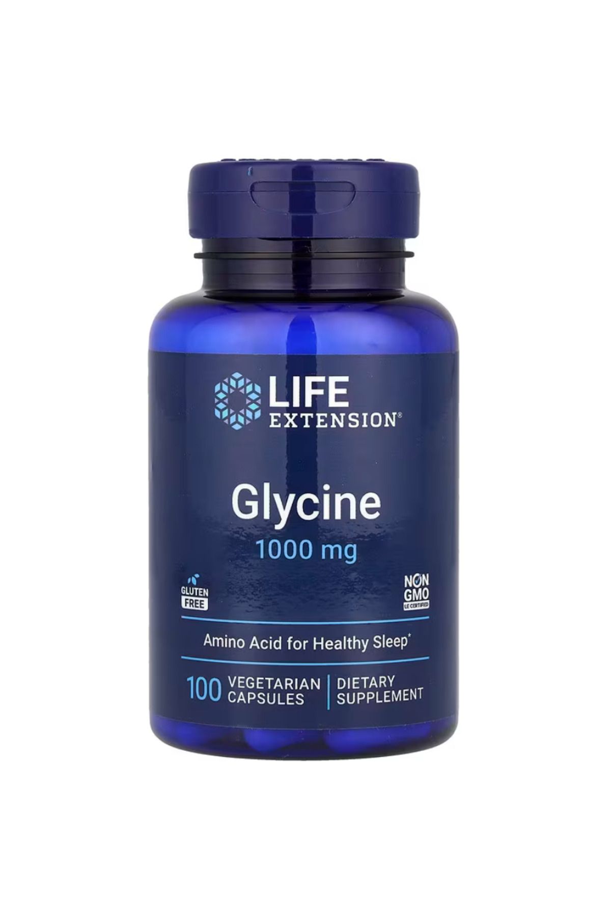 Life Extension , Glycine, 1,000 mg, 100 Vegetarian Capsules