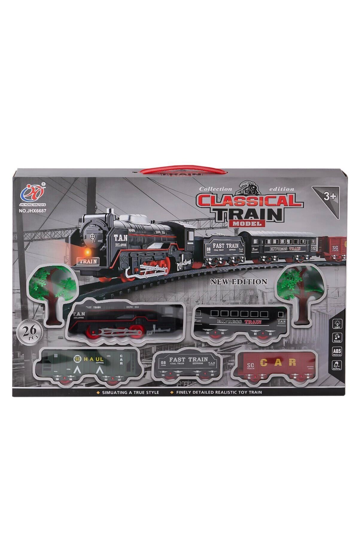 Heez JHX6687 Sesli Işıklı Tren 26 Parça
