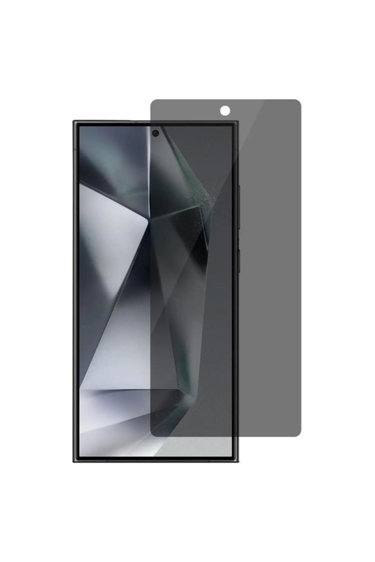 Balerion Samsung Galaxy S25 Ultra Uyumlu HAYALET Tam Kapatan (ANTİ STATİK) Ekran Koruyucu Kırılmaz Cam