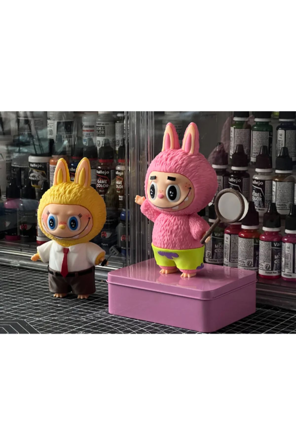 NOMOTHETIC Patrick Star x Labubu Ayrıntılı Parçalar Halinde Figür