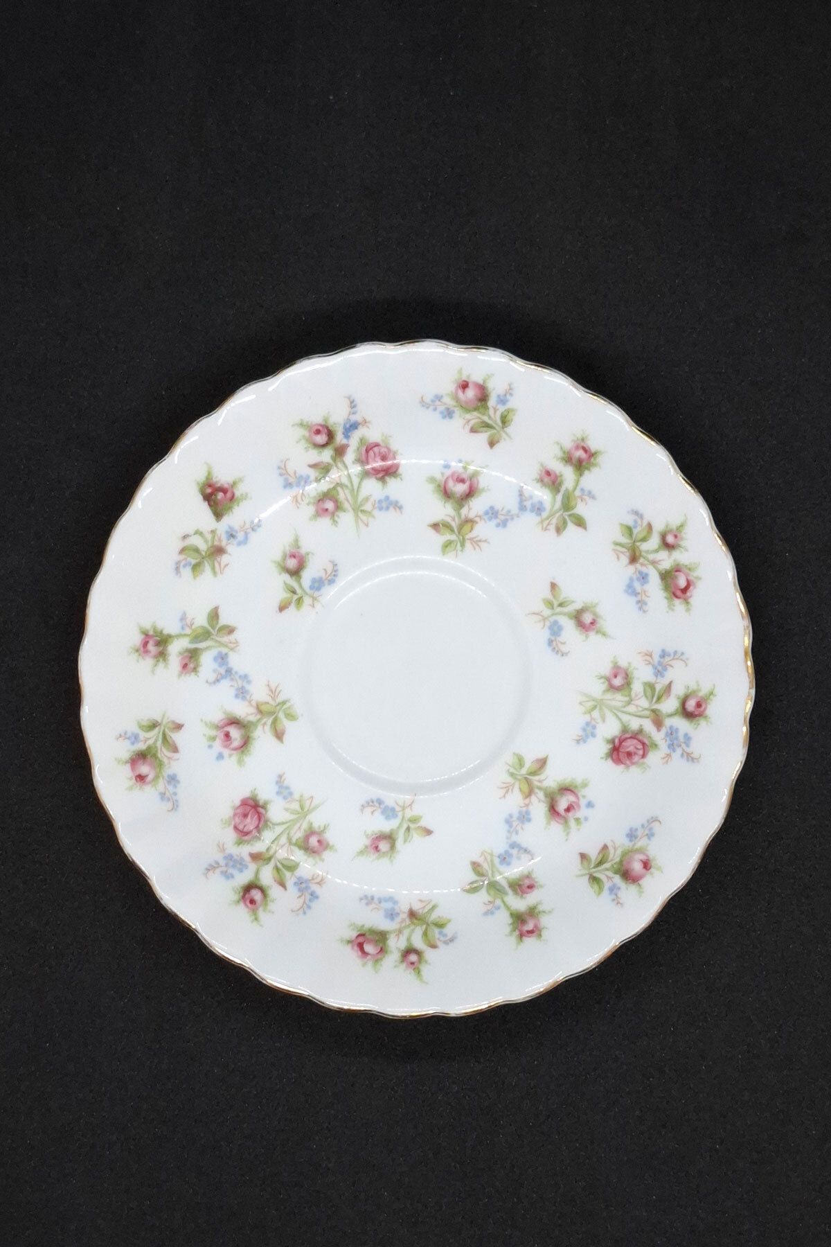 Royal Albert Winsome Bone China England Antika Porselen Kahve Fincan Tabağı 12 cm